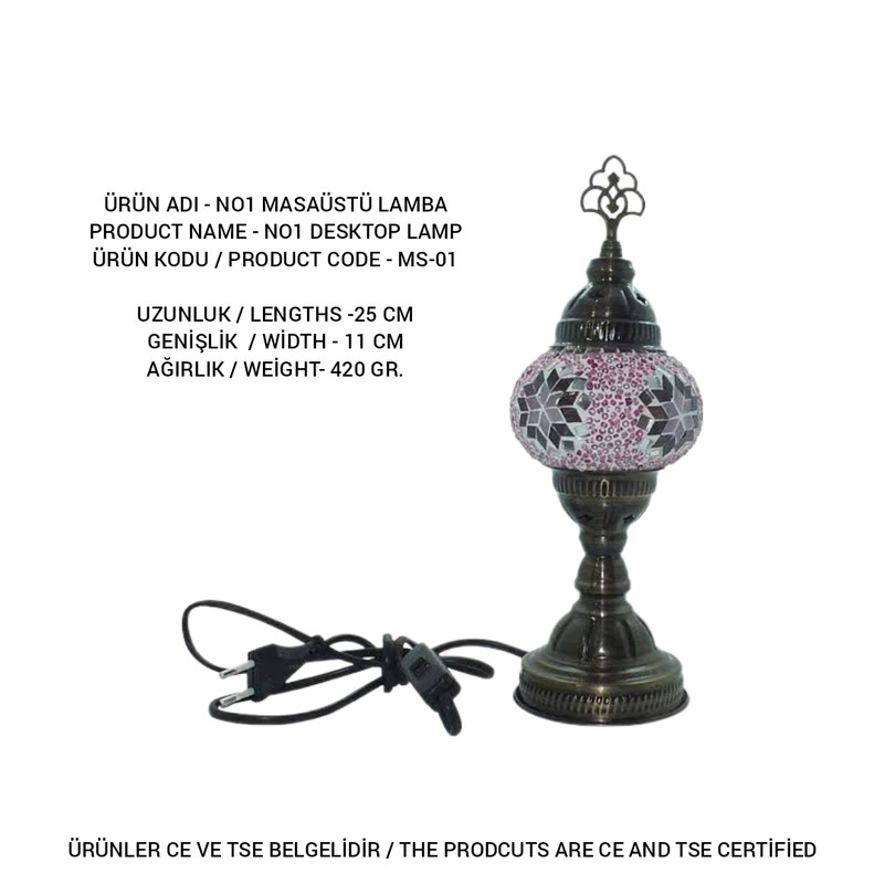 MS-01 mosaic lamp