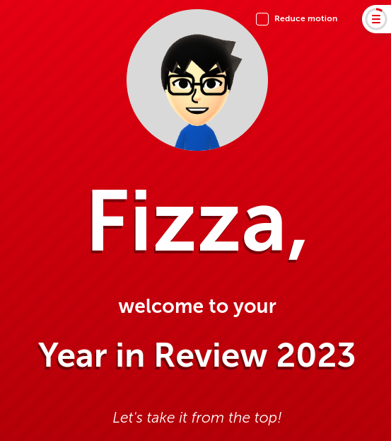 How much did you play on Nintendo Switch this year? Nintendo's Year in  Review 2023 is here - Meristation