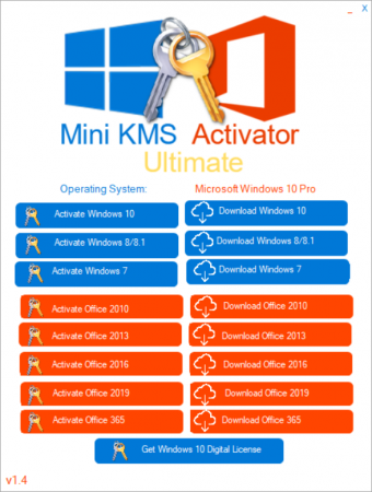 Windows and Office Mini KMS Activator Ultimate 1.4