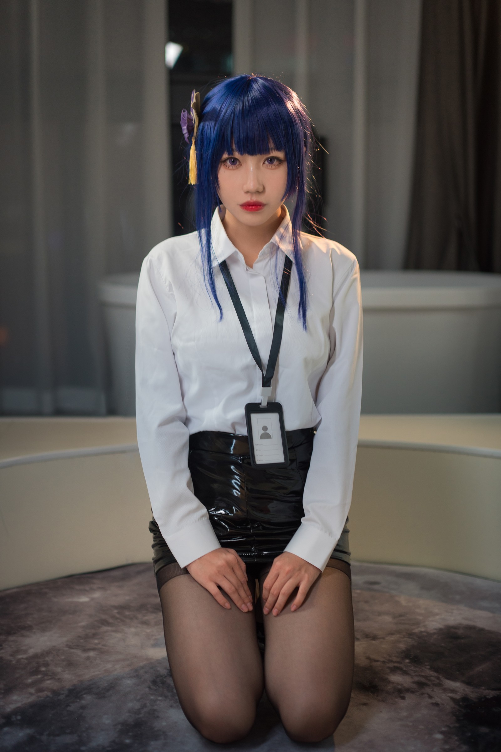 无影喵喵 雷电将军 OL Cosplay 写真｜原神人气角色高清摄影（35P｜456MB）插图8