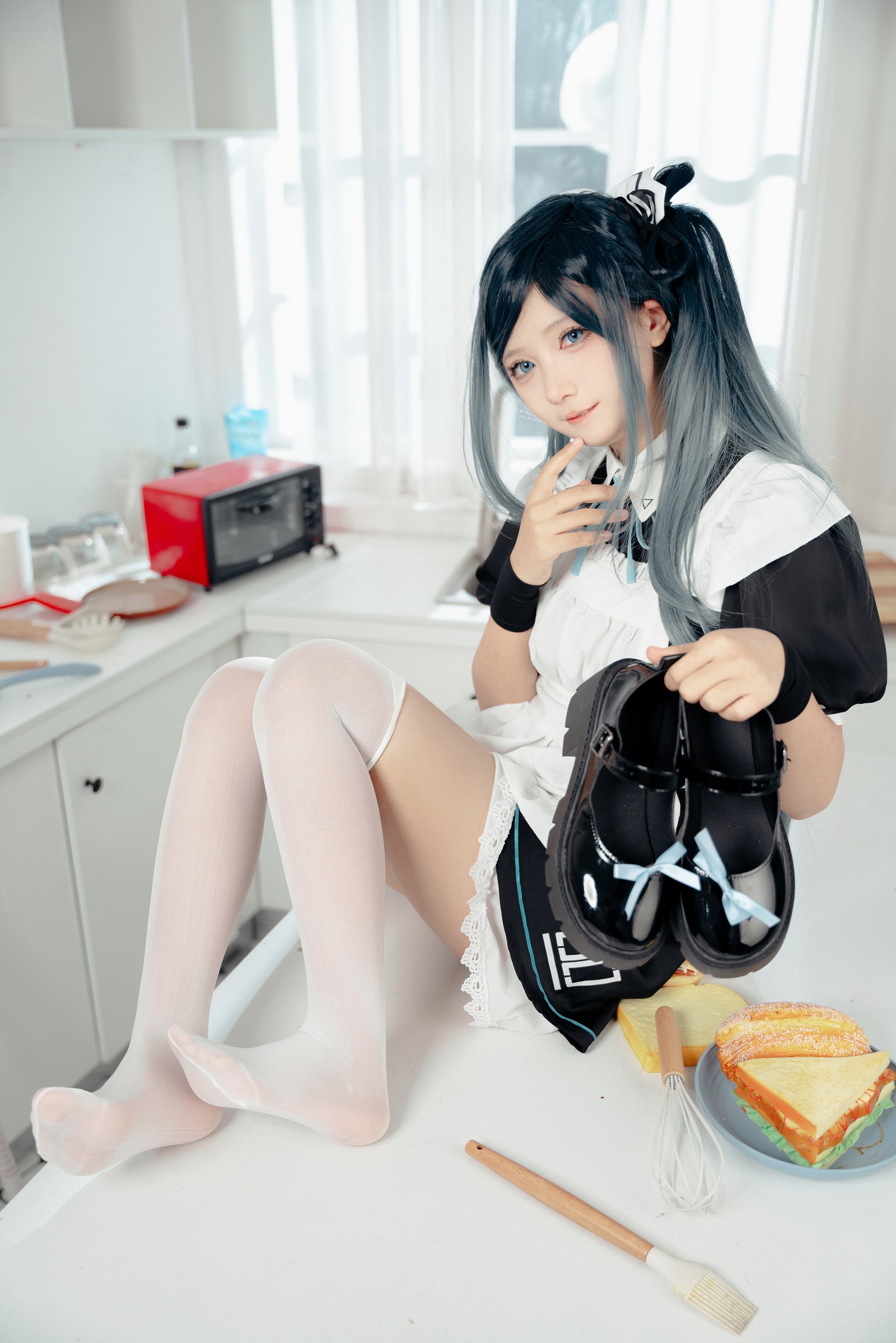 喜欢爱理吗COS写真：碧蓝航线独角兽婚纱高清套图（31P-172.5M）插图5