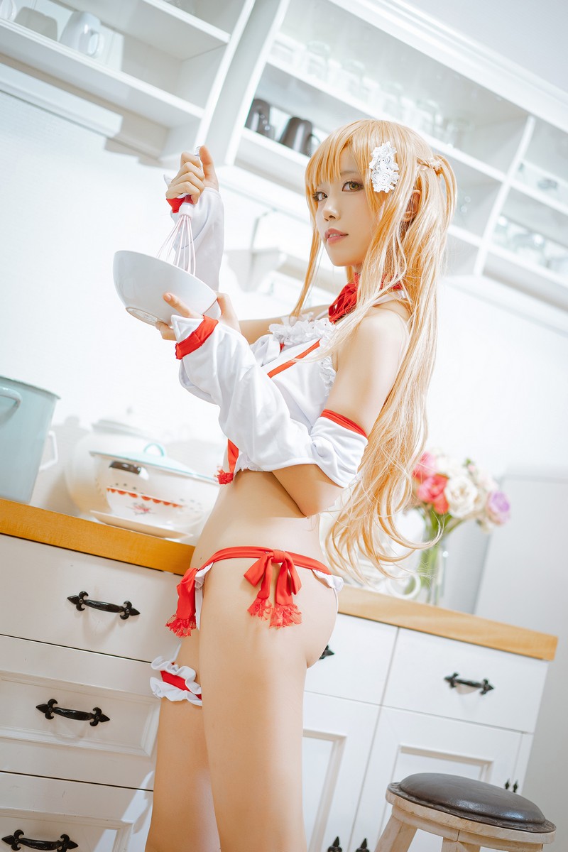 切切Celia 亚丝娜内衣 Asuna Cosplay 写真图集 93P插图9