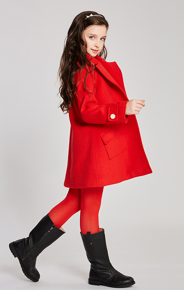 Manteau rouge petite fille | SWEET MOMMY