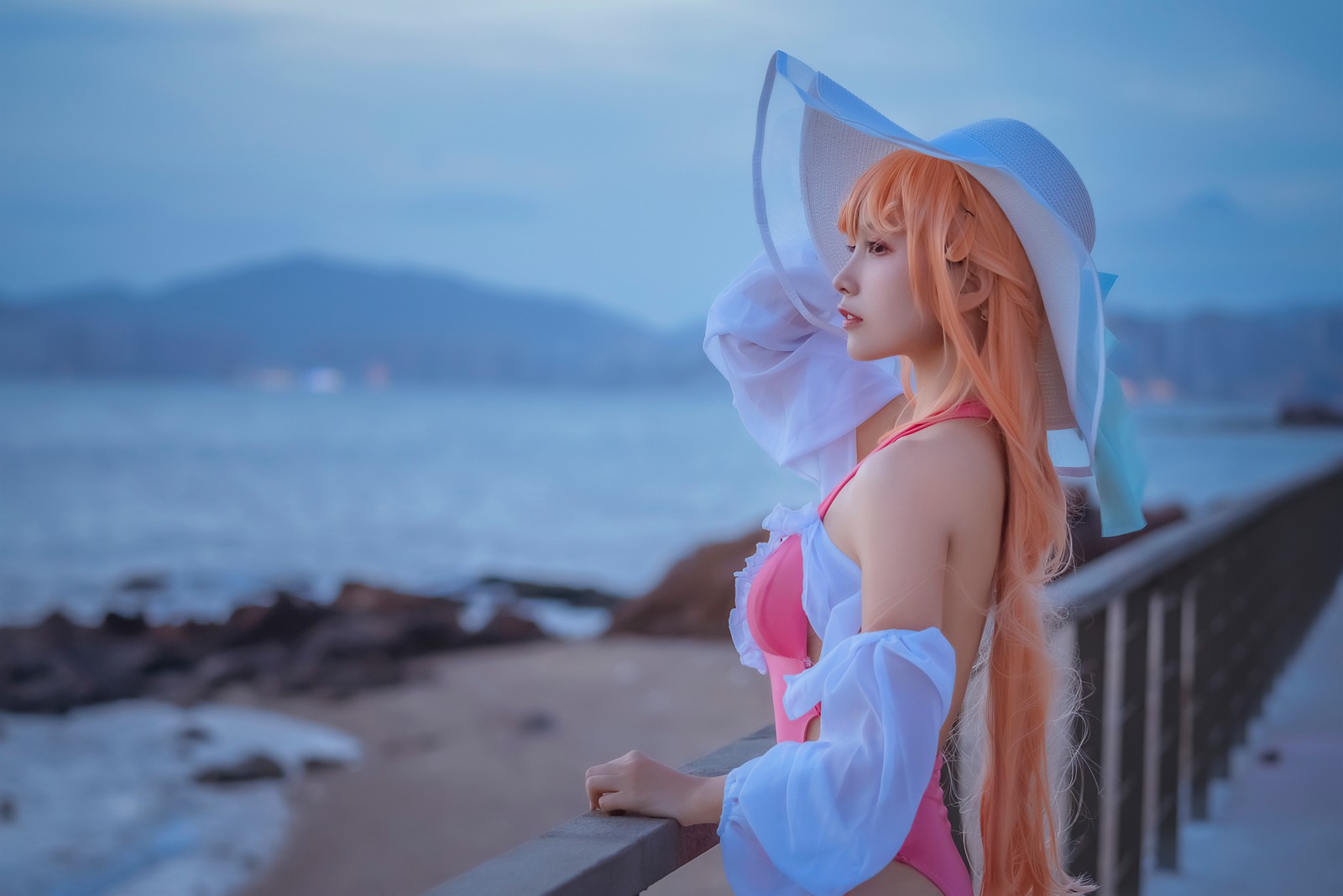 Neko-薇薇 黎塞留泳装 Cosplay 夏日写真合集（25P｜57MB）插图3