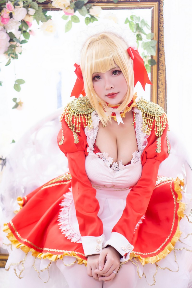 Hana Bunny Nero 女仆 Cosplay写真｜Fate Nero Maid 高清图片合集[18P-23M]插图2