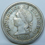 ¡Semana de las chiquitinas! 5 centavos. Colombia. 1902 P1180878