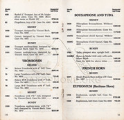 1975 trumpet price list shows 3 bores available for radial pg 2 Shows Sliver plated is model 63B sa