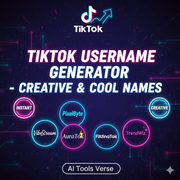 TikTok Username Generator - Creative & Cool Names | AI Tools Verse