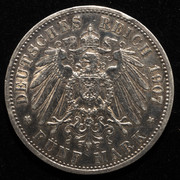 ¡¡La primera década!! 5 marcos Imperio Alemán 1907. PAS7624