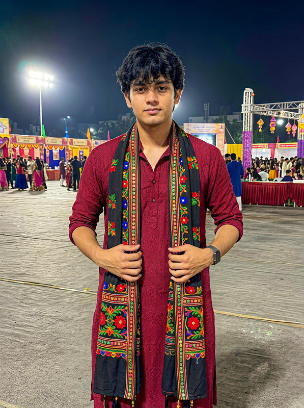 Navratri Night Festival Fashion | PromptGet