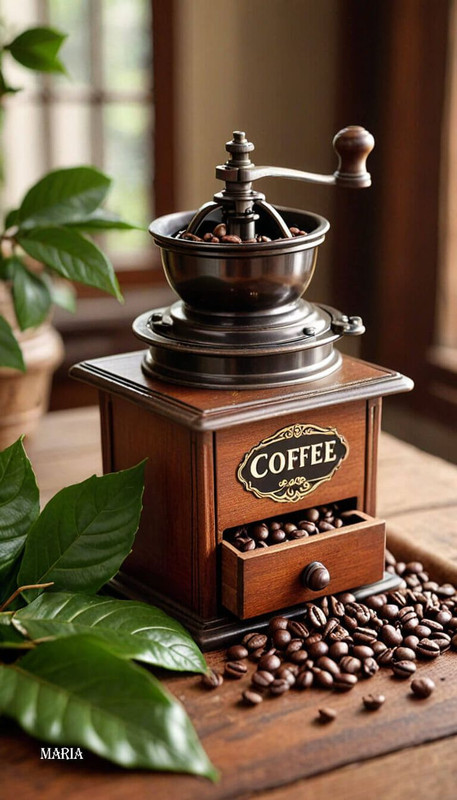 Exquisite Vintage coffee mill