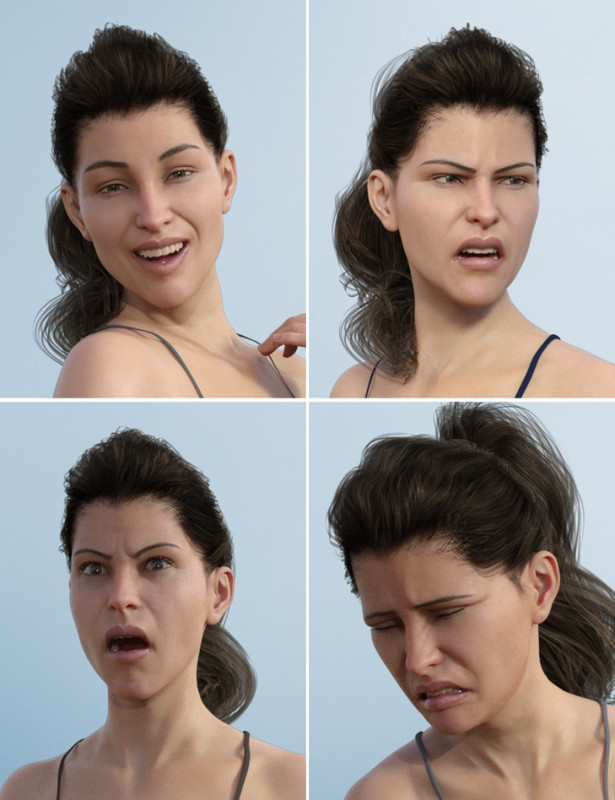 00 main expressive faces one click morph expressions for victori