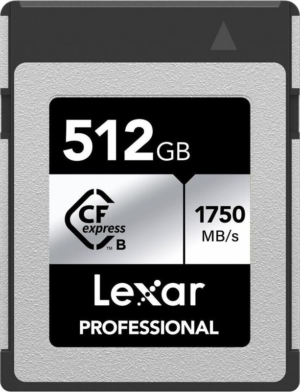 lexar professional silver cfexpress type b 512gb