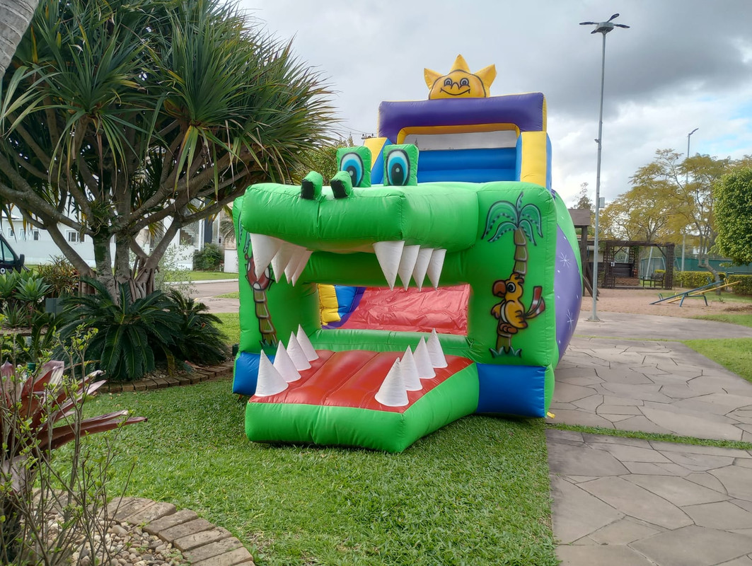 Tobogã Jacaré 2 em 1 - Foto 3