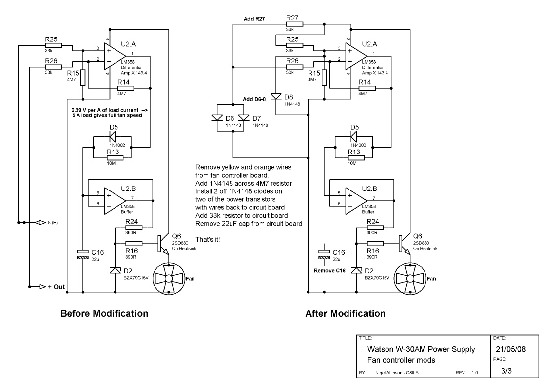 W 30 AM Fan Controller mods