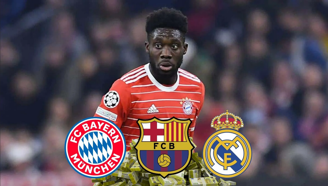 Alphonso Davies: Exigencias millonarias frenan al Real Madrid y FC Barcelona