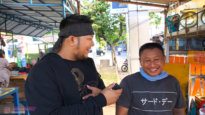 Bubur Ayam Mang Dut, kuliner di Depok, Jawa Barat.