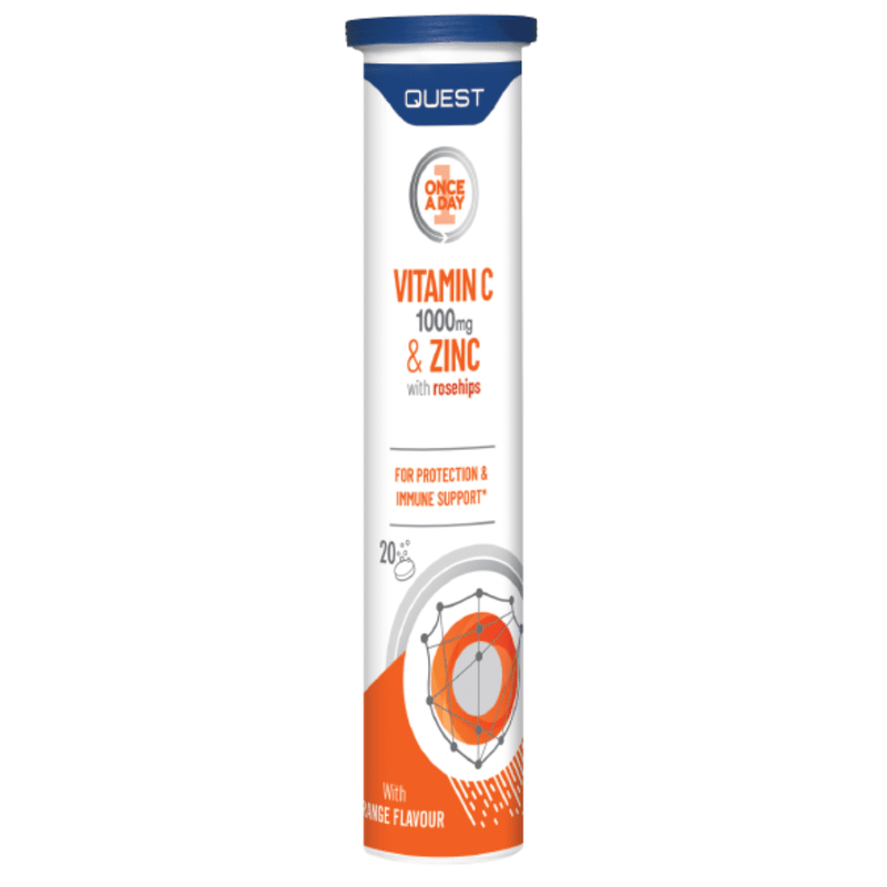 Quest Oad Vitamin C 1000Mg & Zinc Effervescent 20`S