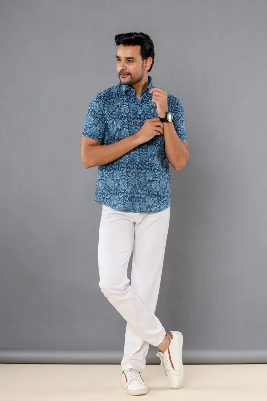 Bagru print shirts for men