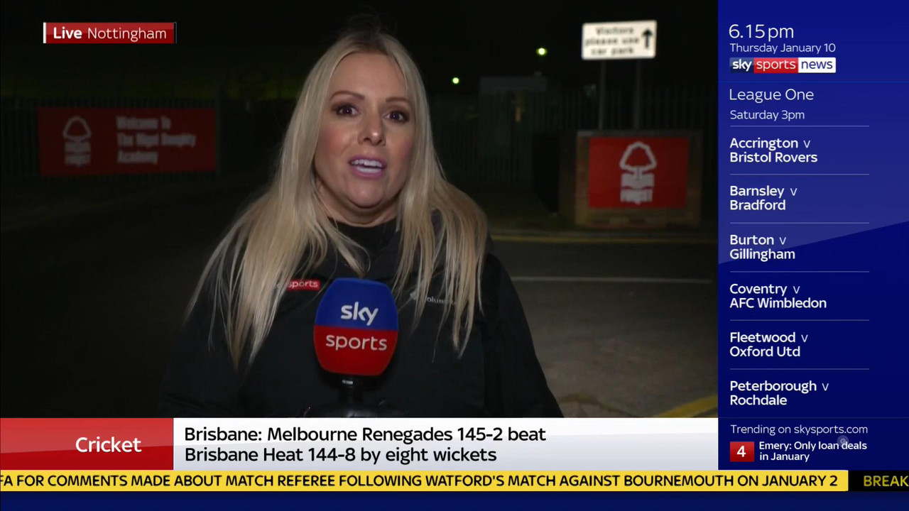 10 January - 18.00.00 - Sky Sports News At 6 2019. A comprehensi