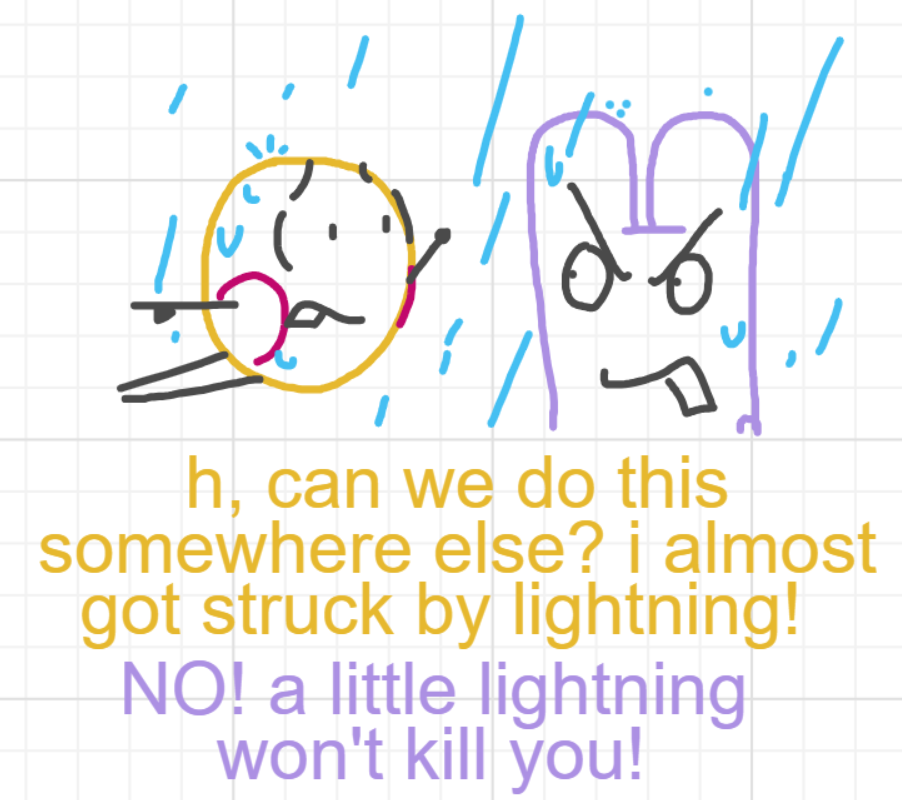 A panel from A Murder On The, episode six of the Board Boards object show by Furretwalk/WalkingFurret.