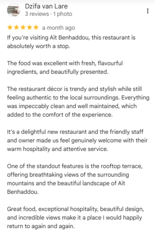 Verified Guest Review