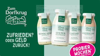 Zum Dorfkrug Salatsauce gratis testen