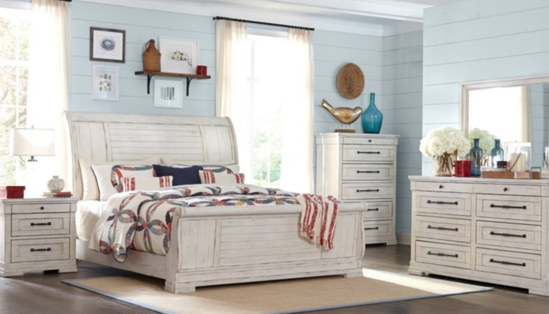 Coming Home Retreat King Sleigh Bed Set