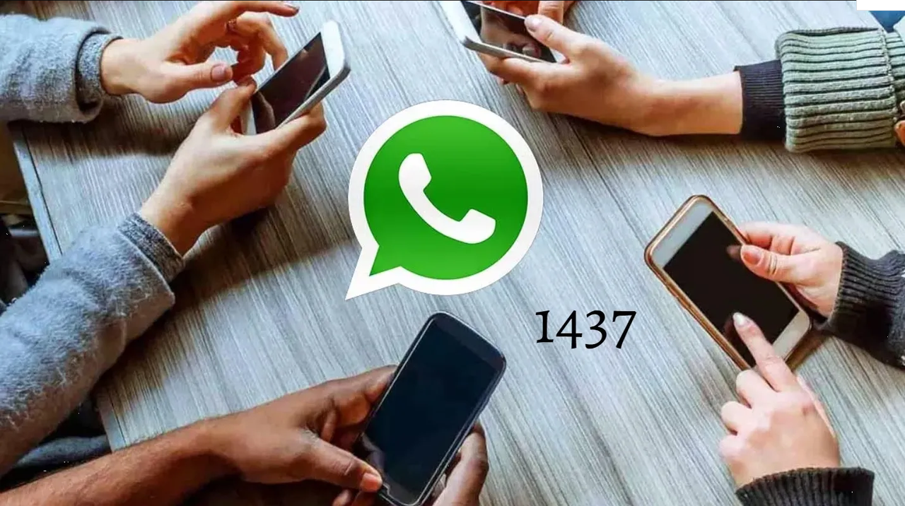 El significado de que alguien te envíe 1437 por WhatsApp