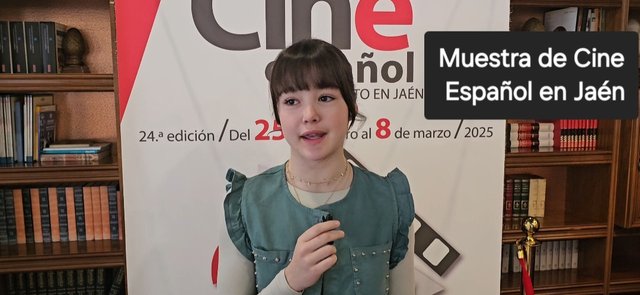 ENTREVISTA A LUNA FULGENCIO EN LA MUESTRA DE CINE ESPAÑOL EN JAÉN