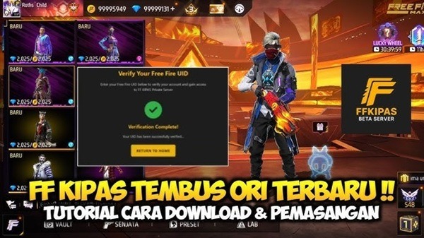 Download Unlock FF Beta Server Account Apk