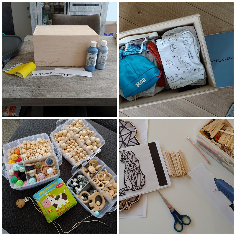 [ Samenwerking] DIY projecten | Geboortekist, Buggyboekje koord en IJsstokjes Kat