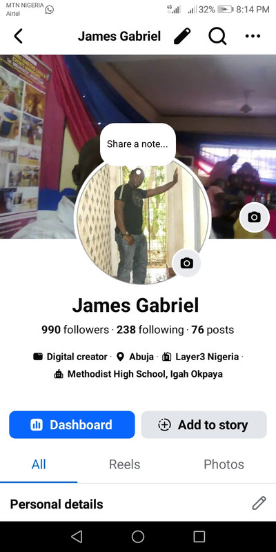 Old Facebook page years 2011