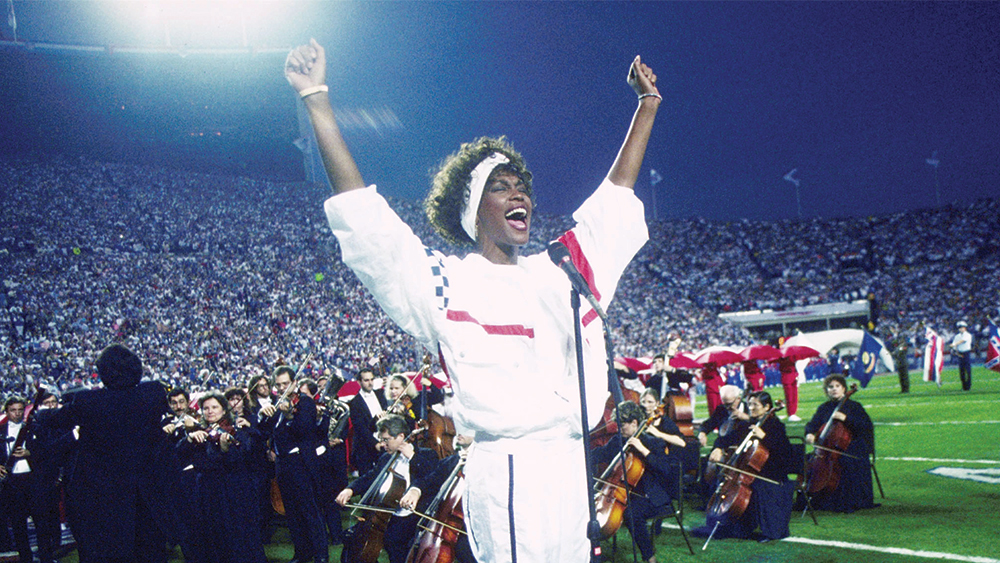 Whitney Houston at the Super Bowl