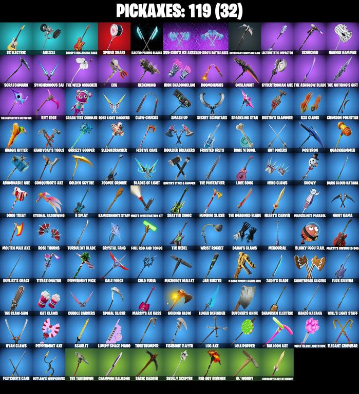 pickaxes comp