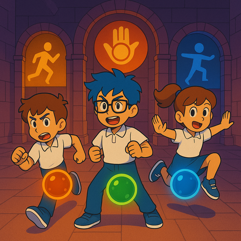 Niños decididos a ser Guardianes del Movimiento