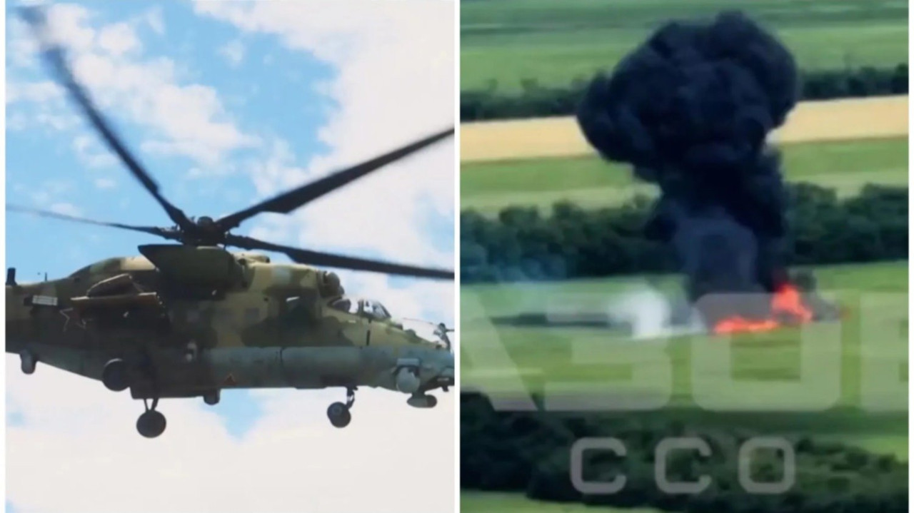 Tres muertos al estrellarse y prenderse fuego un avión militar ruso