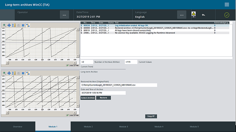 Long Term Data Archiving With Wincc Runtime Pc Tia Portal View - 
