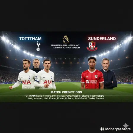 Tottenham Hotspur vs Sunderland AFC Premier League 2026