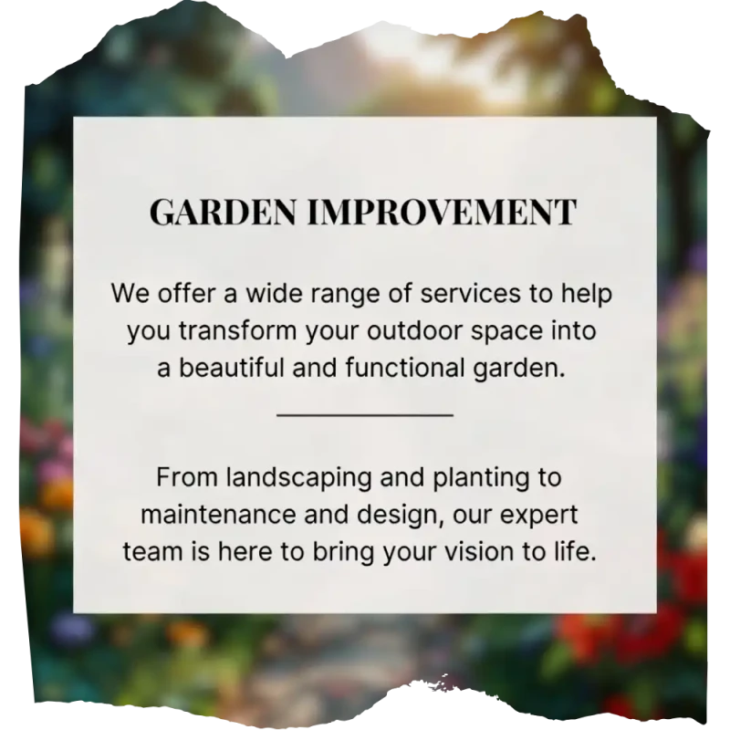 Garden Improvement