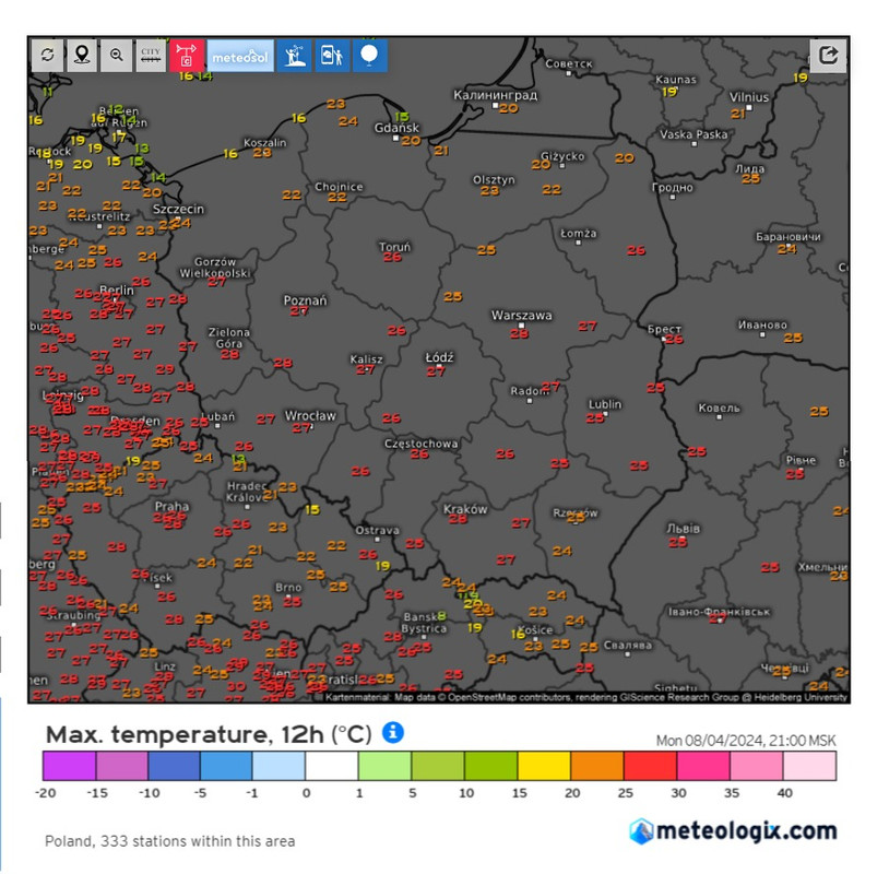 08апреля(Польша)Жара