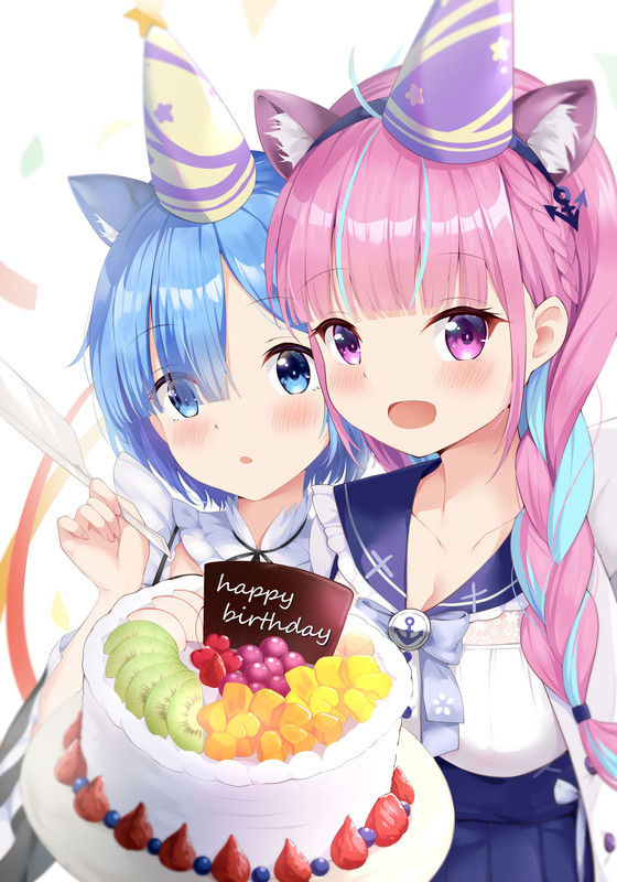 rem-and-minato-aqua-hololive-and-1-more-drawn-by-yimiao-0065841a151afe8b053450c0e94061e0-1