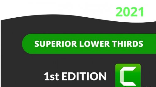 Camtasia 2021 Superior Lower Thirds For Corporate Video Editing