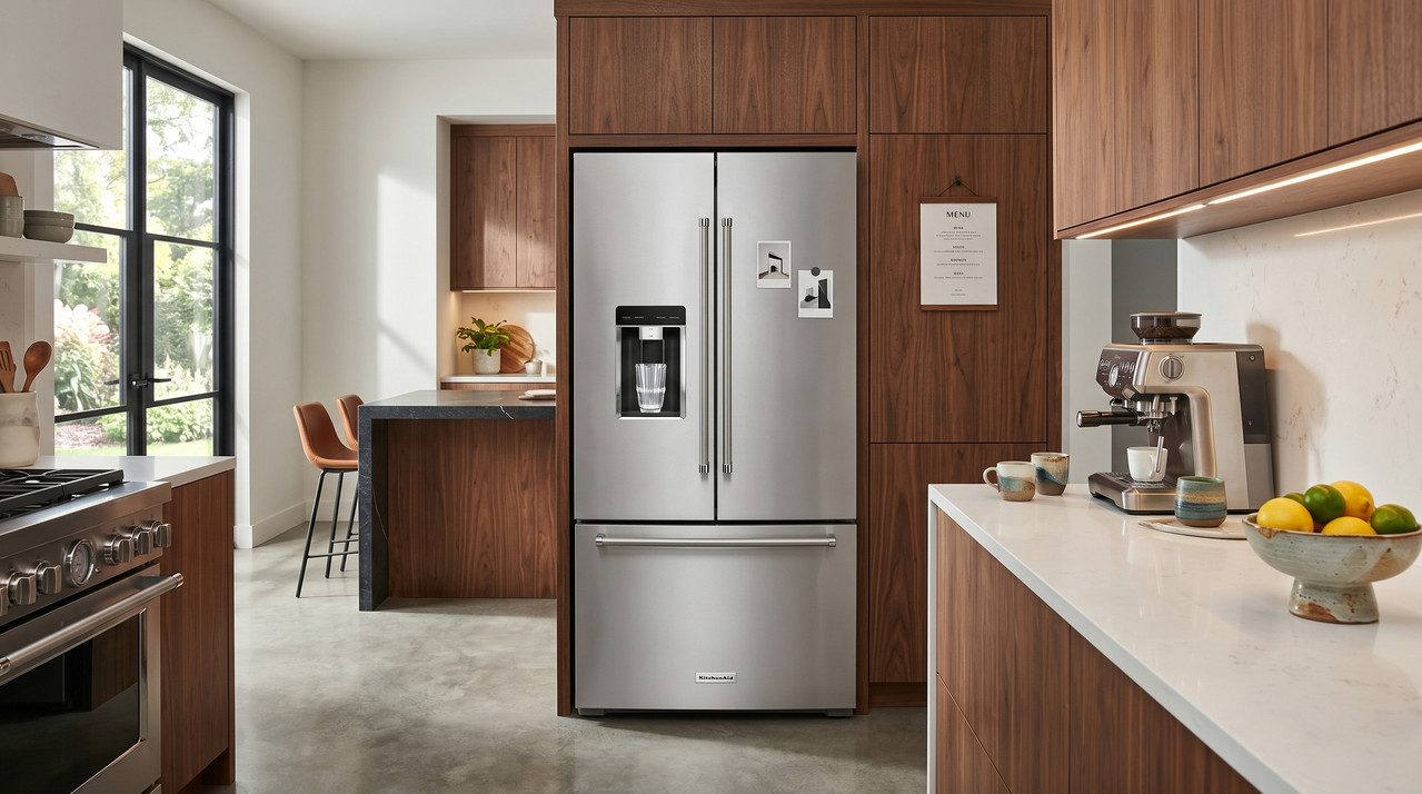 Refrigerador KitchenAid 24 Pies Cúbicos French Door Counter-Depth