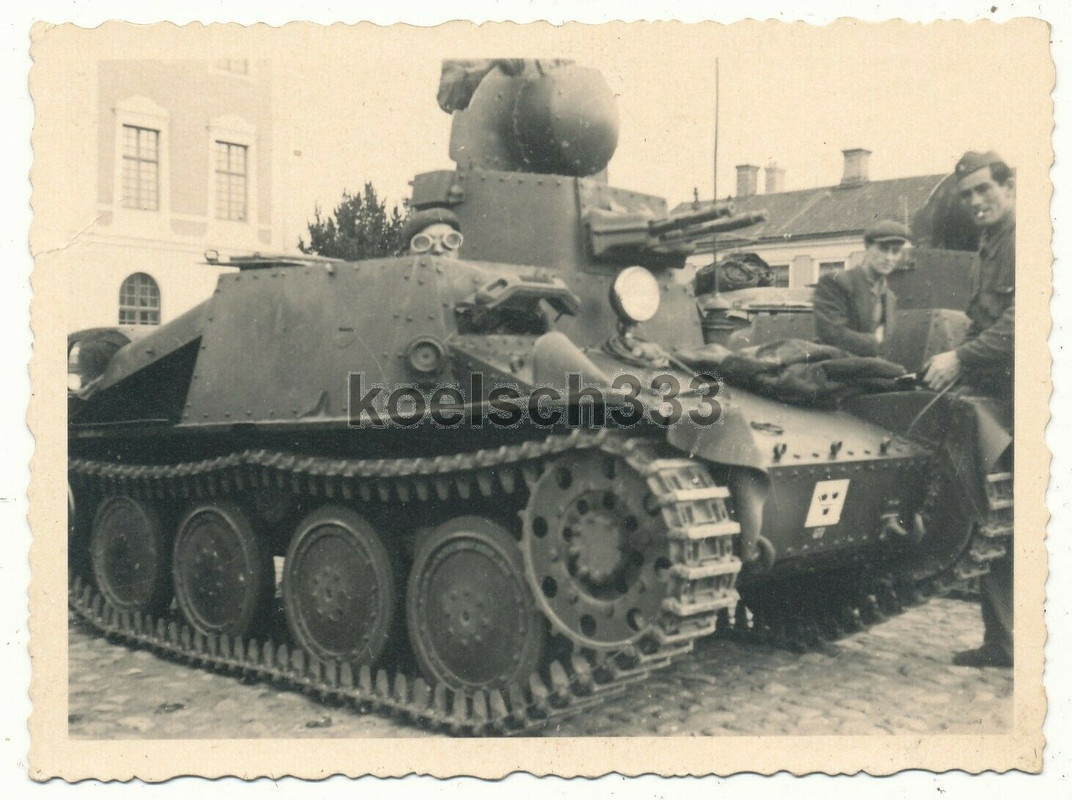 CKD Praga AH-IV Panzer Stridsvagn MG Tank für Schweden
