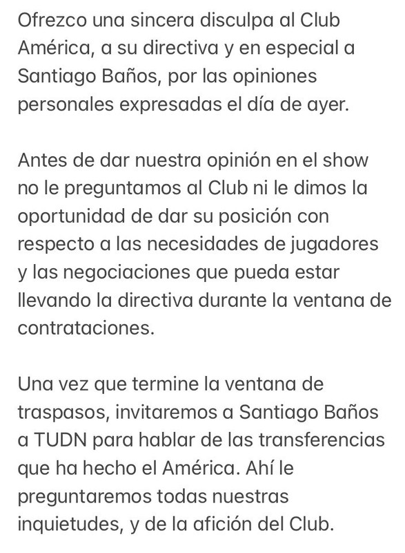 Perro Bermúdez y Paco Villa se disculpan tras críticas a Baños y el América