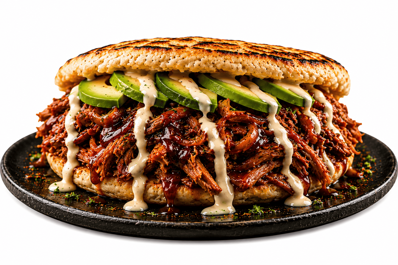 Arepa Pulled Pork (1 Ud.)
