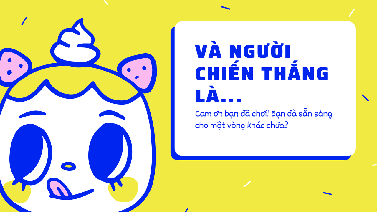 Vàng Xanh dương Hồng Trắng Vui nhộn Trẻ em Ảo Đố vui Bài thuyết trình