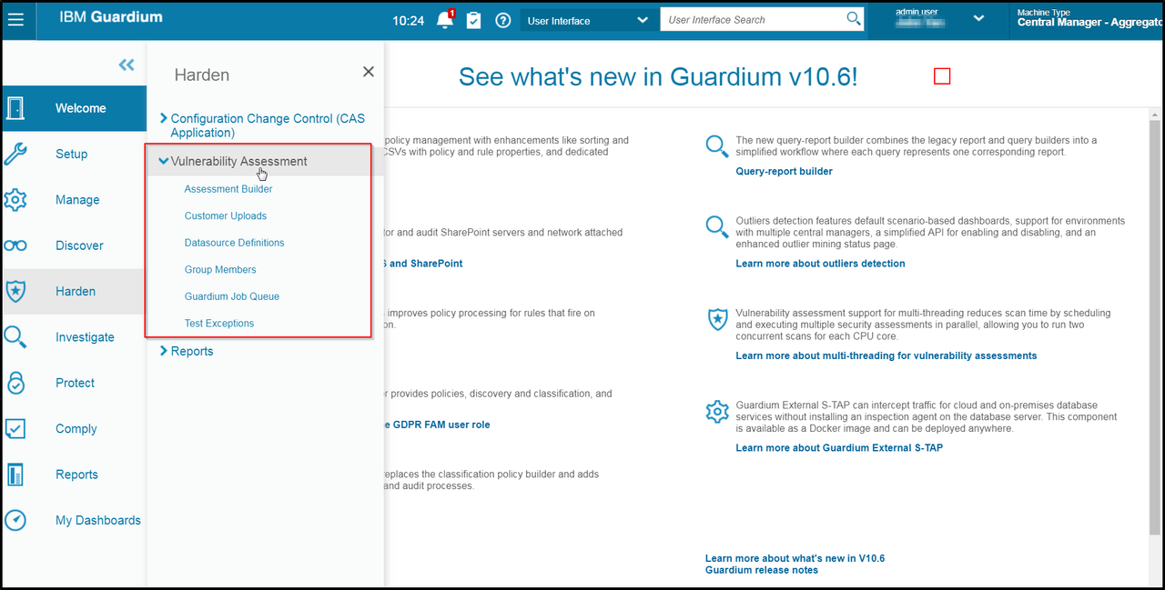 IBM Guardium: Configure a Database Vulnerability Assessment