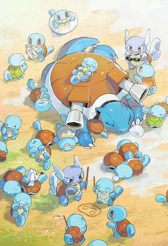 squirtle-ditto-wingull-blastoise-wartort